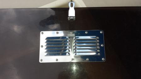 Mold Elimination Solution - Companionway Glass Stainless Steel Louvered Vent Companionway Glass Stainless Steel Louvered Vent