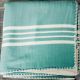 Marmara Imports Turkish Farmer's Stitch Emerald Throw