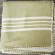 Marmara Imports Turkish Farmer's Stitch Green Throw