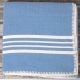Marmara Imports Turkish Farmer's Stitch Sky Blue Throw
