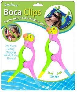 Boca Beach Towel Clip - Parrot