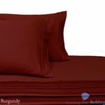 Quahog Bay V-Berth Boat Sheets - Burgundy Sheet Set