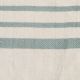 Marmara Imports Turkish Towels - Aegean Ecru - Ecru with Sea Green Stripes