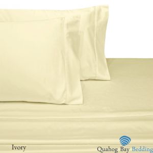 Quahog Bay V-Berth Boat Sheets - Ivory Sheet Set