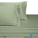Quahog Bay V-Berth Boat Sheets - Sage Sheet Set