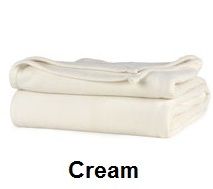 Quahog Bay Universal Fleece V-Berth Cream Fleece Blanket