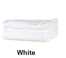 Quahog Bay Universal Fleece V-Berth White Fleece Blanket